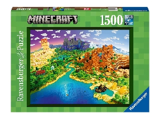 Puzzle 1500 db - A Minecraft világ