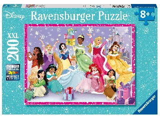 Puzzle 200 db - Disney Hercegnők karácsony