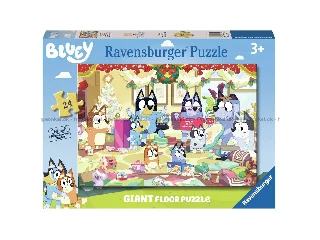 Puzzle 24 db - Bluey karácsonya