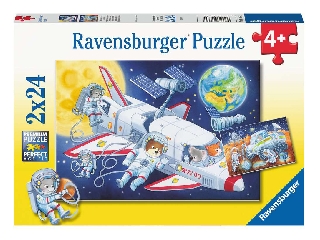 Puzzle 2x24 db - Utazás az űrben