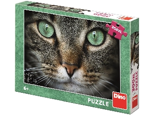 Puzzle 300 XL - zöld szemű cica