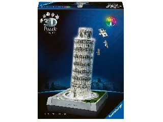 Puzzle 3D 216 db Iconics - Pisa világítós
