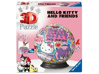Puzzle 3D 72 db - Hello Kitty és barátai