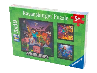 Puzzle 3x49 db - Minecraft Biomák