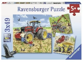 Puzzle 3x49db-os Óriási gépek