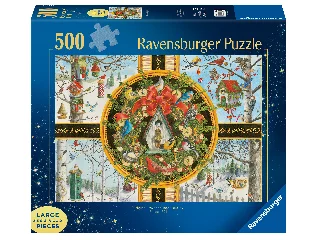 Puzzle 500 db - Karácsonyi énekesmadarak