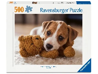 Puzzle 500 db - Kölyökkutyák