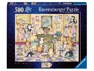 Puzzle 500 db - Őrült macskák