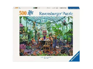 Puzzle 500 db - Reggel az üvegházban