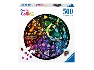 Puzzle 500 db kör - Rovarok