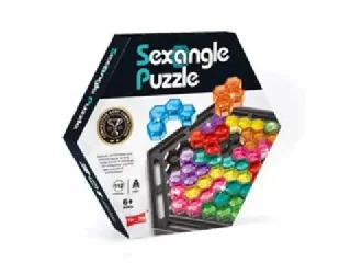 Puzzle logikai játék - hatszögletű