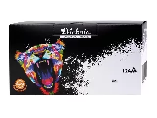 Q2612A Lézertoner LaserJet 1010, 1012, 1015 nyomtatókhoz, VICTORIA TECHNOLOGY 12A, fekete, 4k