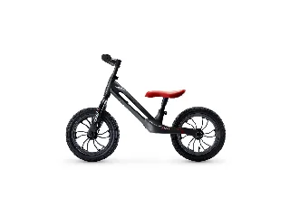 QPLAY futóbicikli Racer air (Titanium) Black/Red 3 - 6 éves korig, 30 kg-ig