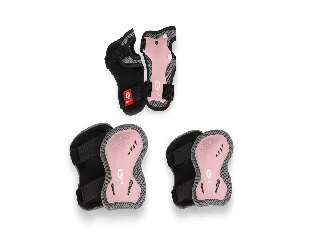 QPLAY Gyermek védők Coral Pink, méret S, kor 3-5 év