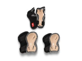 QPLAY Gyermek védők Khaki, méret S, kor 3-5 év