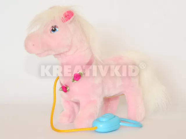 Távirányítós rózsaszín plüss póni