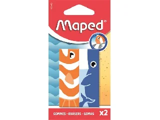 Radír, állatos, MAPED „Animals”, vegyes minták, 2 db