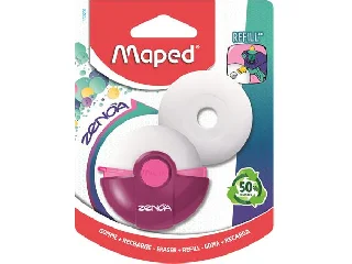 Radír, műanyag tokos, utántöltővel, MAPED 