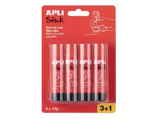Ragasztóstift, 10 g, 3+1 kiszerelés, APLI