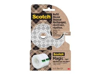 Ragasztószalag fém adagolón, 2 szalaggal, 19 mm x 13,9 m, 3M SCOTCH 