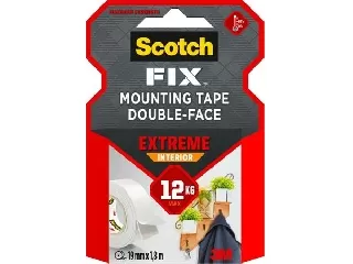 Ragasztószalag, kétoldalas, extra erős, 19 mm x 1,8 m, 3M SCOTCH 