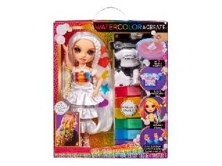 Rainbow High: Vízfestékkel díszíthető divatbaba