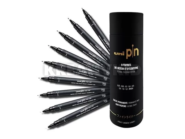 Rajzmarker készlet, UNI PIN 