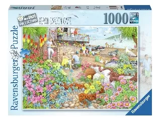Ravensburger Puzzle 1000 db - Beach Garden Cafe