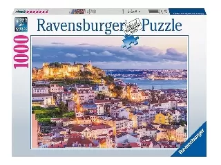 Ravensburger Puzzle 1000 db - Kilátás Lisszabonra
