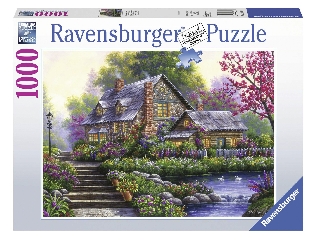 Ravensburger: Puzzle 1000 db - Romantikus kis ház