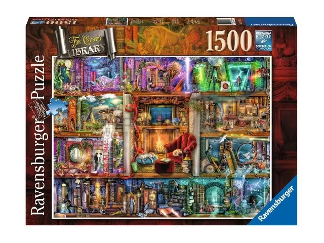 Ravensburger Puzzle 1500 db - A nagy könyvtár
