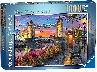 Ravensburger: Puzzle 1 000 db - Tower Bridge naplementében