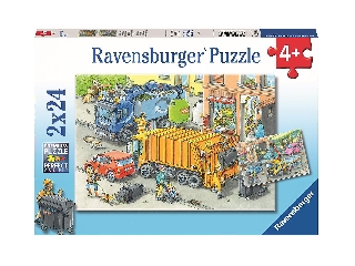 Ravensburger Puzzle 2x24 db - szemétgyűjtés