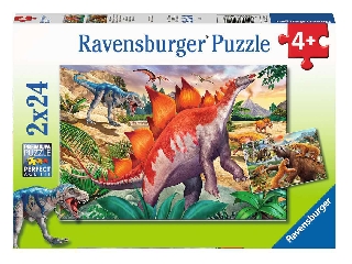 Ravensburger Puzzle 2x24 db - Vadállatok