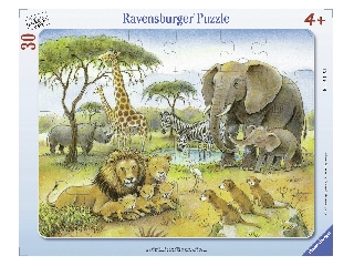 Ravensburger Puzzle 30 db - Afrikai állatvilág