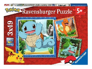 Ravensburger Puzzle 3x49 db - Dínó bébik