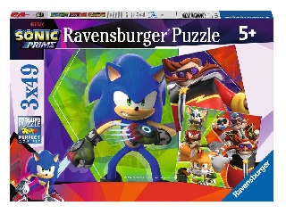 Ravensburger Puzzle 3x49 db - Sonic