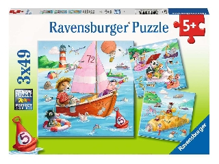 Ravensburger Puzzle 3x49 db - Vízen