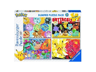 Ravensburger Puzzle 4x100 db - Pokemon