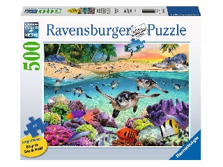 Ravensburger Puzzle 500 db - Bébi teknősök