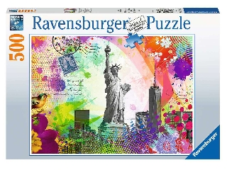 Ravensburger Puzzle 500 db - Képeslap New York