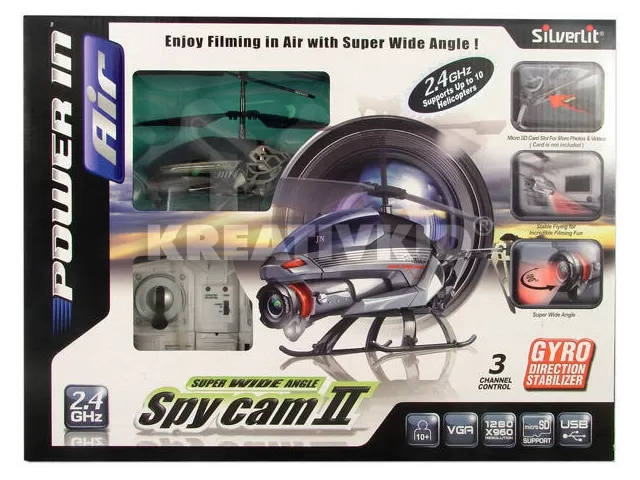 R/C Kamerás távirányítós helikopter - fekete