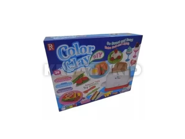 Reggeliző gyurmaszett kenyérpirítóval