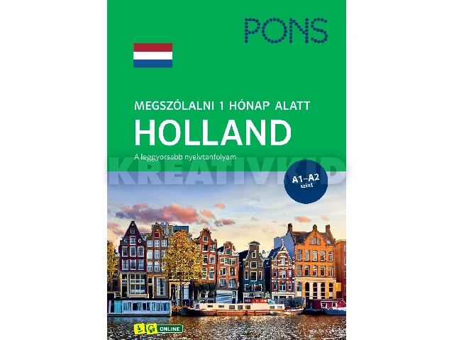 REIJNDERS, MARTINE: PONS MEGSZÓLALNI 1 HÓNAP ALATT HOLLAND - A1-A2 SZINT