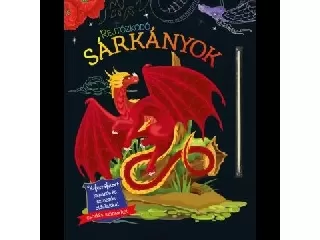 Rejtőzködő sárkányok - Kifestőfüzet kaparós és színezős oldalakkal