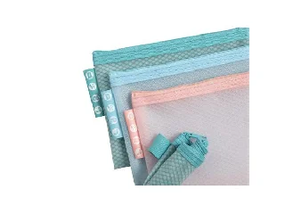 Rendszerező tasak, cipzáras, hálós, A6, EXACOMPTA