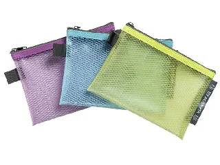 Rendszerező tasak, cipzáras, hálós, A6, EXACOMPTA 