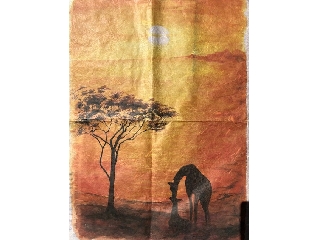 Rizspapír szalvéta 50*70 cm Orizzonti d'Africa2
