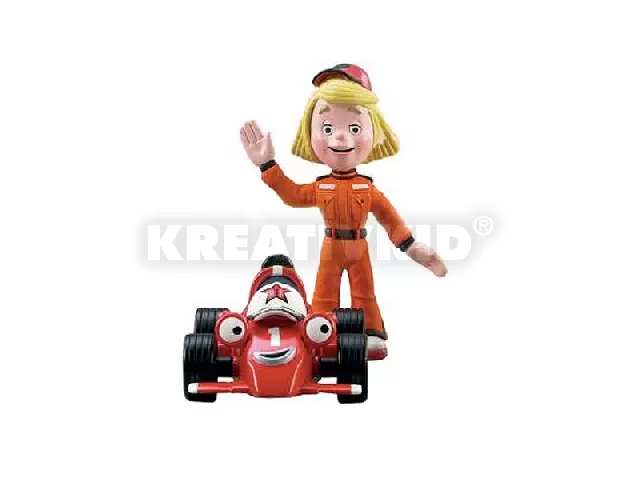 Roary autó + figura - Roary és Marsha