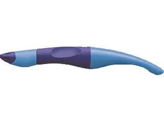 Rollertoll, 0,5 mm, jobbkezes, kék tolltest, STABILO 